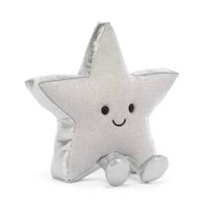 Zilverkleurige pluche ster Jellycat Amuseables Silver Star