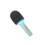 Groene karaokemicrofoon KidyWolf Kidymic met ingebouwde luidspreker