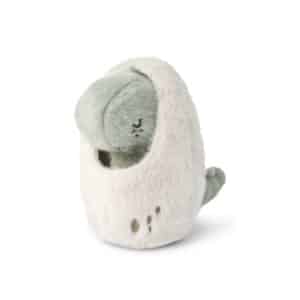 Knuffel van Liewood met babydino in een shearling-ei