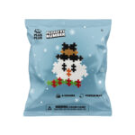 Plus Plus folieverpakking Puzzle by Number met een sneeuwpop op de voorkant