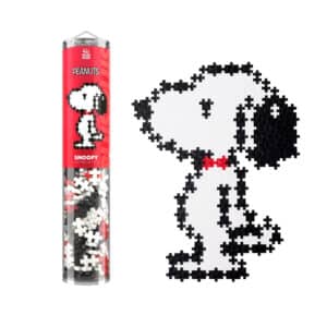 Koker Plus Plus Puzzle by Number met Snoopy op de voorkant