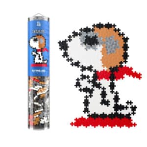 Plus Plus Puzzle by Number koker met Snoopy als Flying Ace