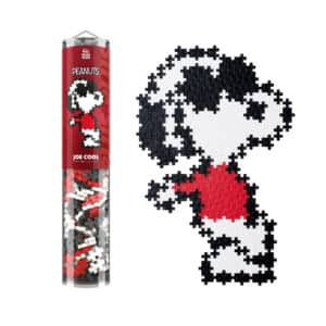 Plus Plus Puzzle by Number koker met Snoopy als Joe Cool met zonnebril