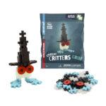 Plus Plus folieverpakking met steentjes voor het monstertje Grim