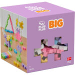 Grote Plus Plus BIG bouwsteentjes in pasteltinten voor peuters