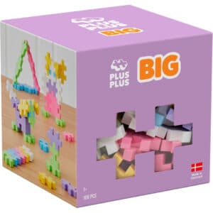 Grote Plus Plus BIG bouwsteentjes in pasteltinten voor peuters