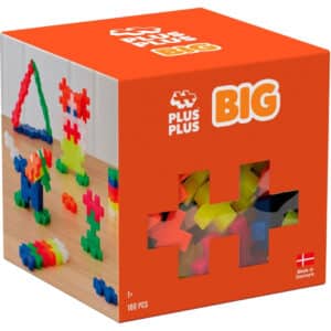 Plus Plus BIG bouwsteentjes in neonkleuren op extra groot formaat