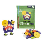 Plus Plus folieverpakking met steentjes voor het monstertje Nom
