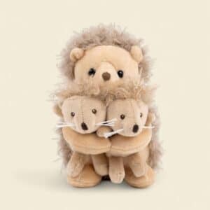 Egmont Toys Knuffel Egel met Tweeling Baby's