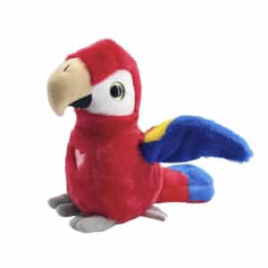 Happy Yappers Grote Interactieve Knuffel Rode Papegaai