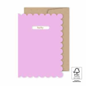 Roze Kaart Baby