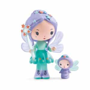 Djeco Tinyly figuurtje Belle met vleugels en vriendinnetje Lule