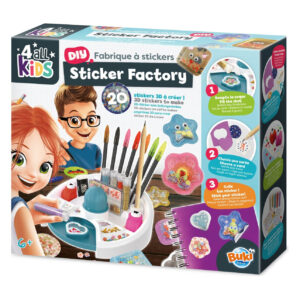 Doos van de Buki 4 All Kids Sticker Factory om zelf 3D stickers te maken