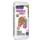 Magna-Tiles MicroMAGS Gingerbread House reisset in metalen blik met 24 magnetische tegels