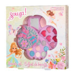 Doos Beauty Fairy met hartvormige make-up palet en vlinderdecoratie